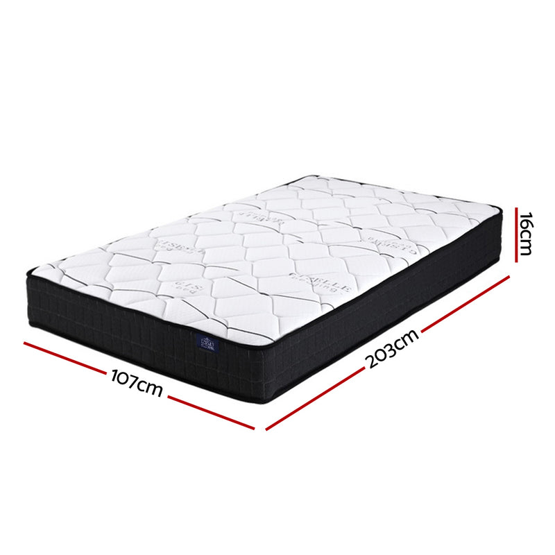 KING SINGLE Size - Quilt Top Mattress - 16cm