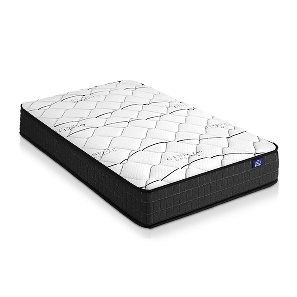 Clayton Quilt Top Bonnell Spring Mattress – White – King Single