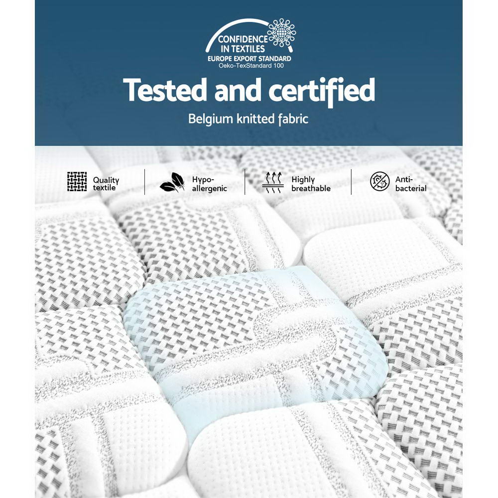 Volos Cool Gel Memory Foam Mattress – White – King Single