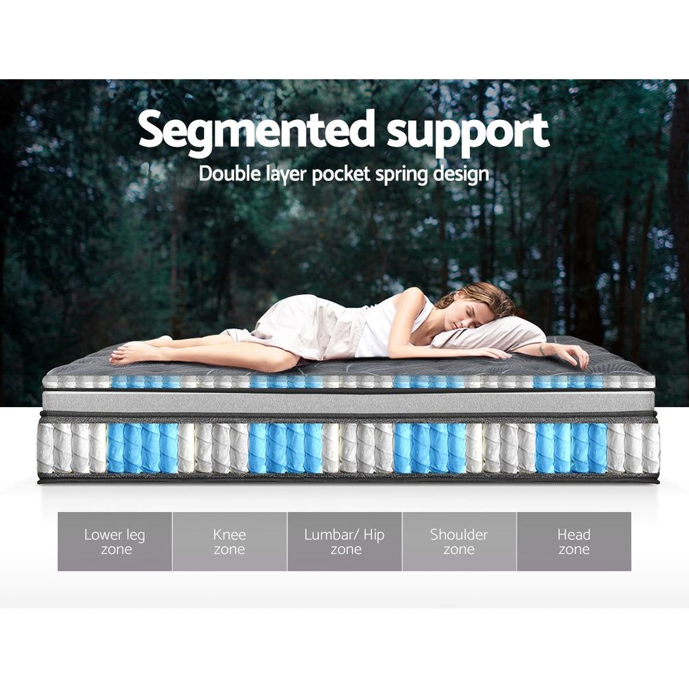 DeepSleep Pocket Spring Mattress – White – King
