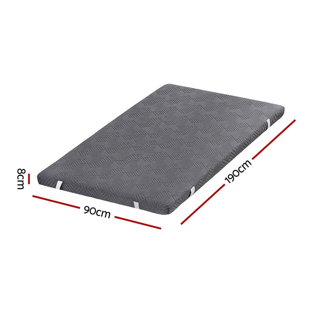 Hadley Gel Foam Mattress – White – Single