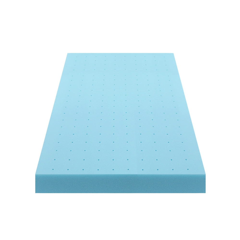 Ease Gel Foam Mattress Topper – White – King Single