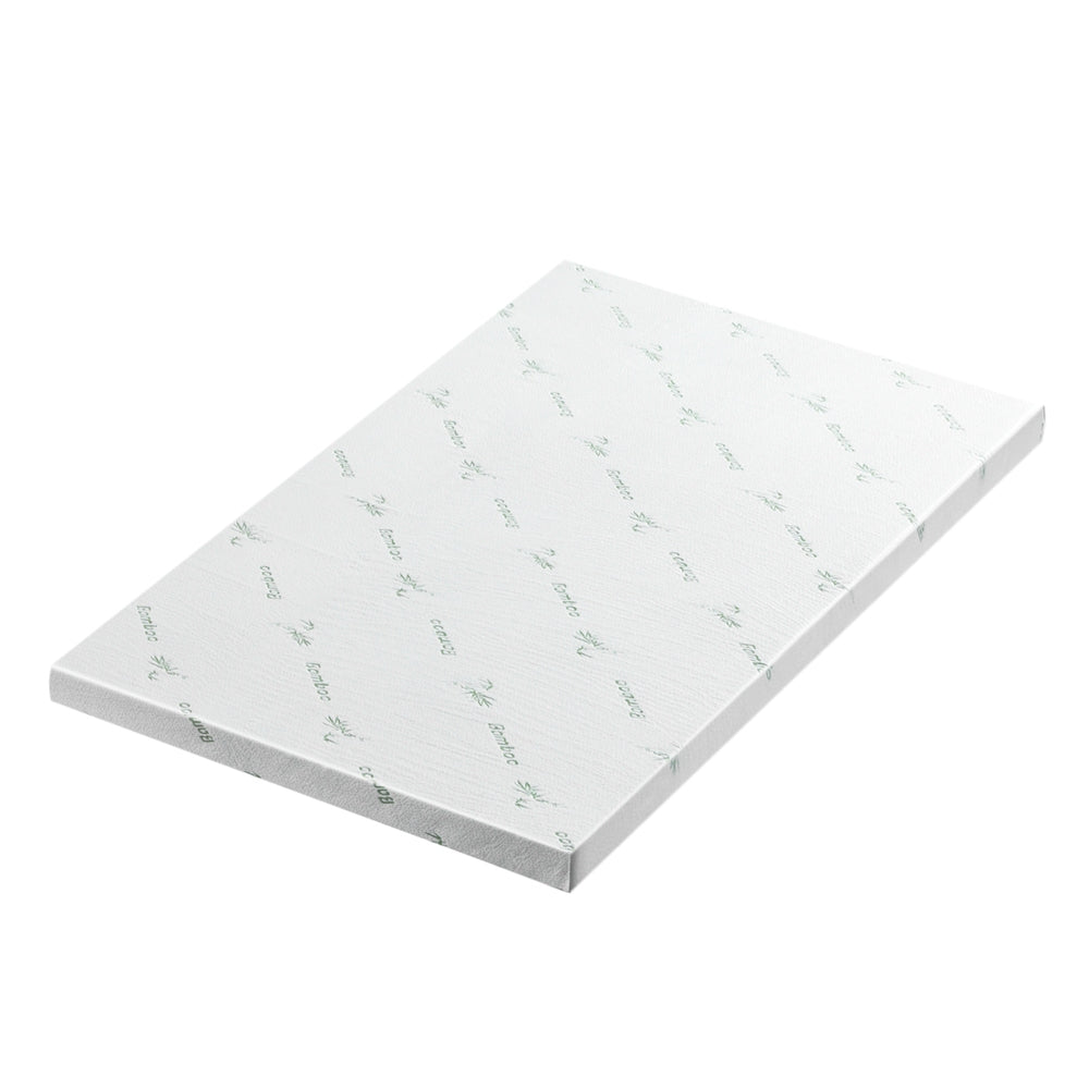 Velora Gel Foam Mattress Topper – White – 8 cm – Single