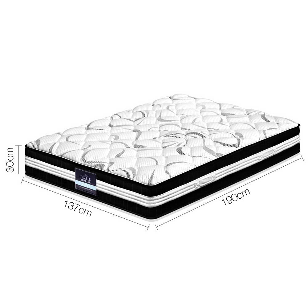 Alderon Euro Top Pocket Spring Mattress – White – Double