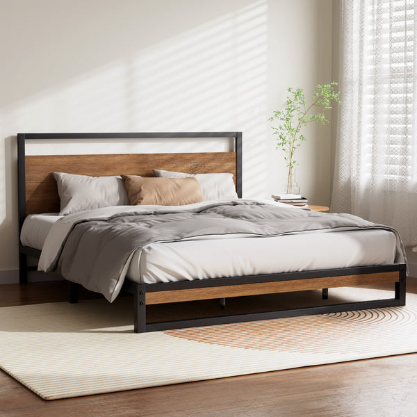 Artiss Bed Frame King Size Metal Frame DANE