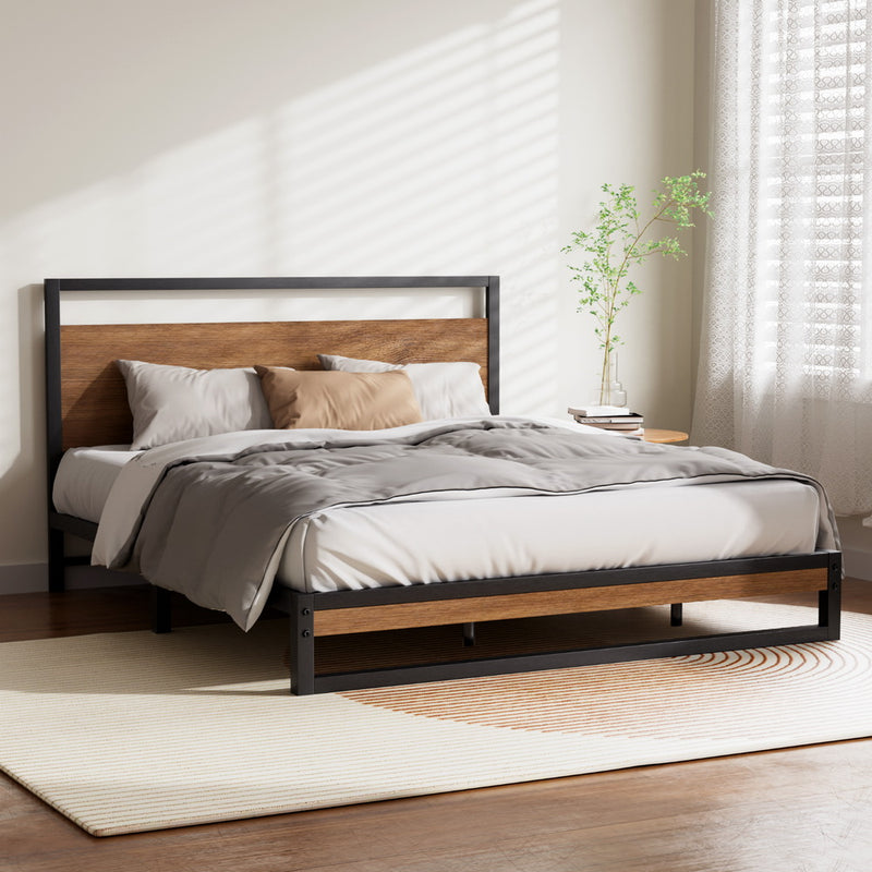 Artiss Bed Frame Queen Size Metal Frame DANE