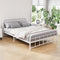 DOUBLE Size - Metal Bed Frame - White