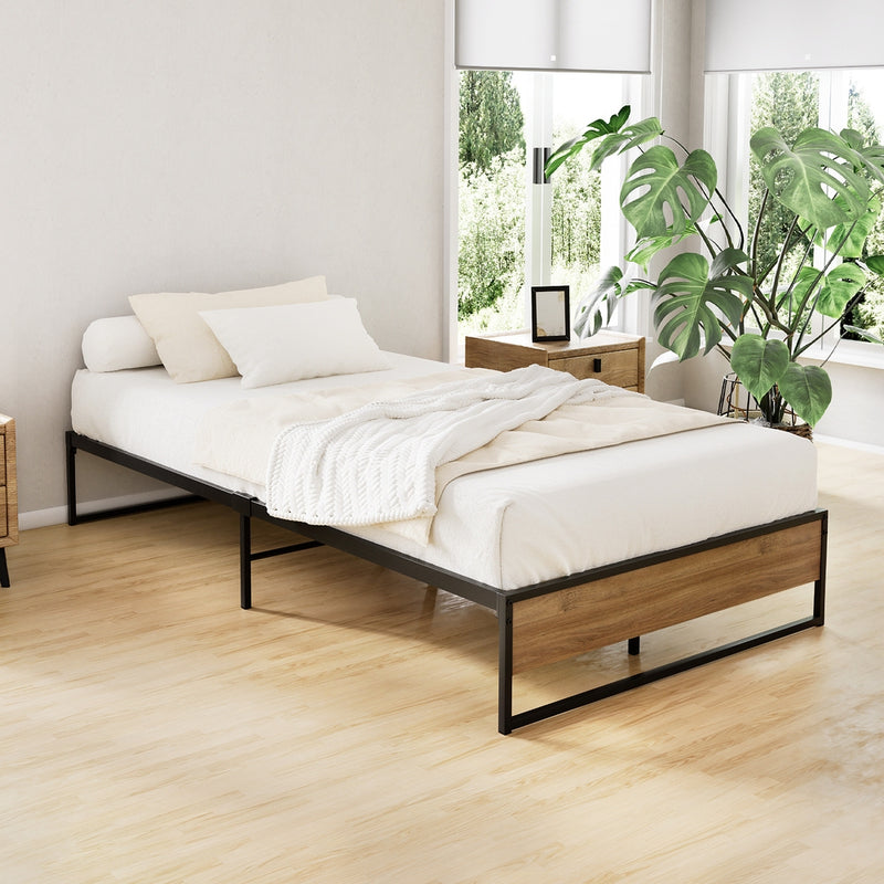 KING SINGLE Size - Metal Solid Bed Frame