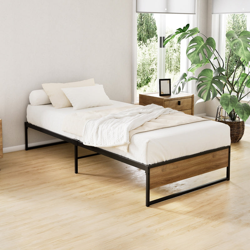 SINGLE Size - Metal Solid Bed Frame