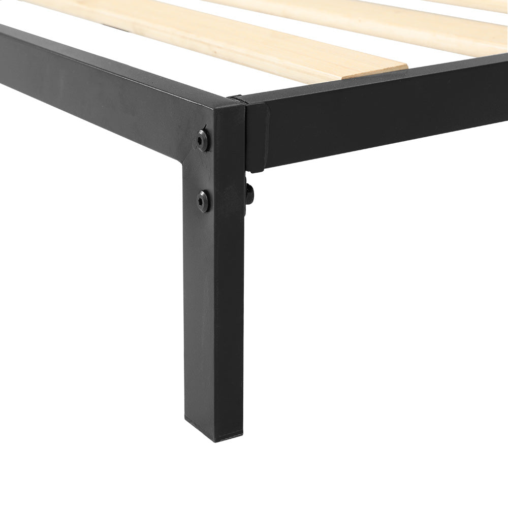 Arcane Panel Bed Head – Black – King Single