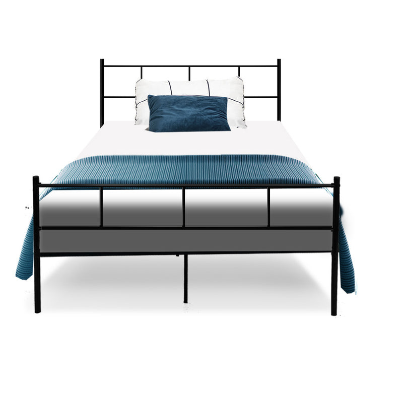 KING SINGLE Size - Powder Coated Metal Bed Frame