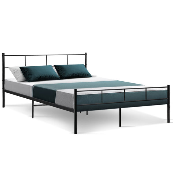 Artiss Bed Frame Queen Metal Bed Frames SOL