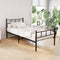 SINGLE Size - Powder Coated Metal Bed Frame