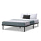 DOUBLE Size - Basic Metal Bed Frame - Black