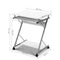 Computer Desk with Keyboard Tray and Shelf - 60CM- White