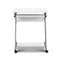 Computer Desk with Keyboard Tray and Shelf - 60CM- White