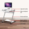 Computer Desk with Keyboard Tray and Shelf - 60CM- White