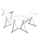 L-Shaped Computer Desk - White