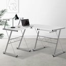 L-Shaped Computer Desk - White