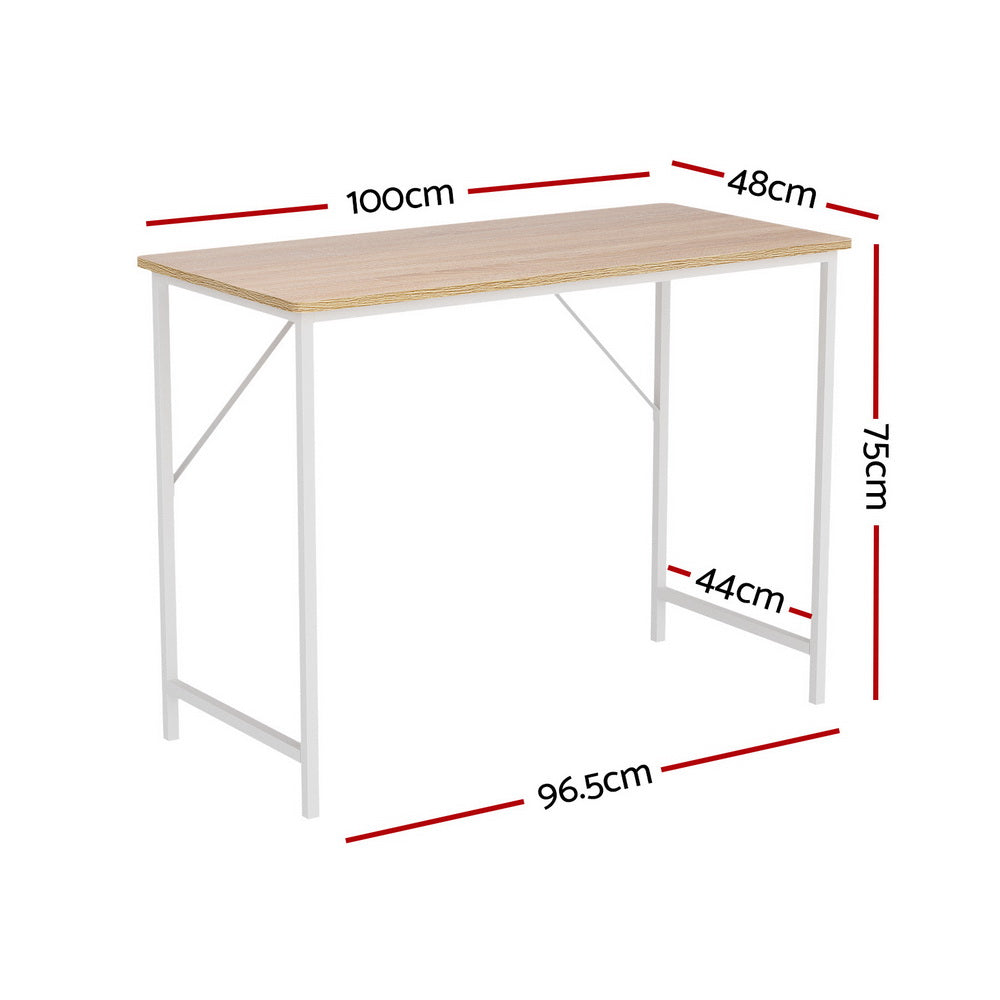Sund Computer Desk – Brown / Wood – 100cm