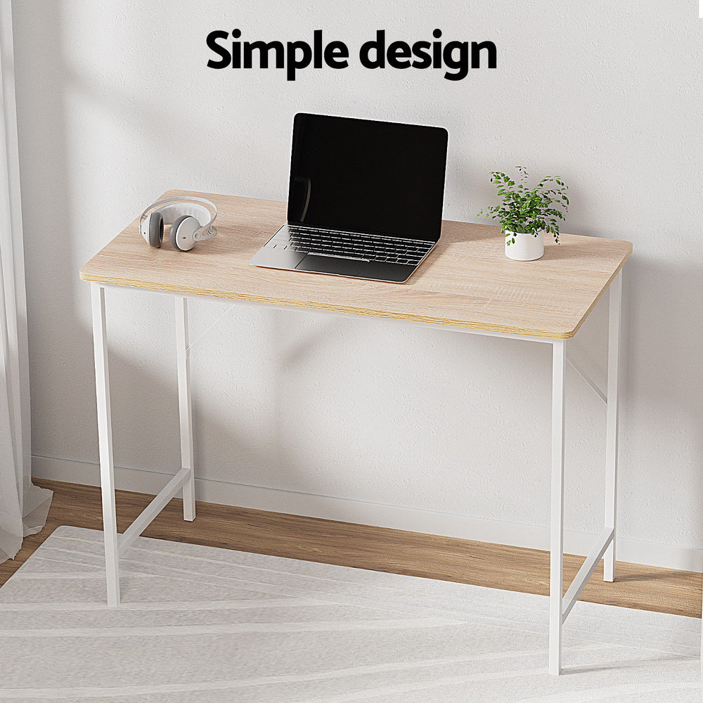 Sund Computer Desk – Brown / Wood – 100cm