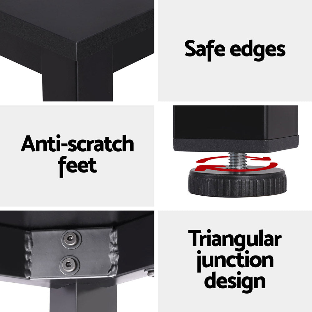 Marston Computer Desk – Black – 120 cm