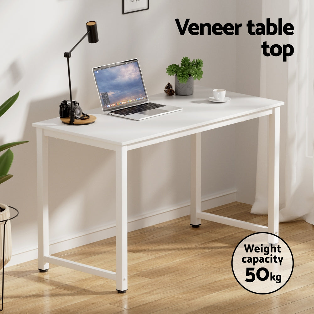 Marston Computer Desk & Executive Chair Set – White – 120 cm