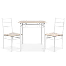 Artiss Dining Table And Chairs Set fo 3 Oak