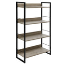 Artiss Bookshelf 4 Tiers - NOE Black and Oak