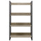 4 Tier Bookshelf - Black and Oak