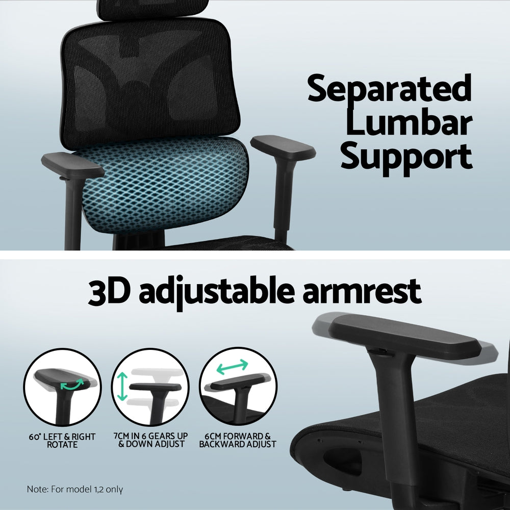 Callan L-Shape Computer Desk and Ergonomic Mesh Chair Set – Black