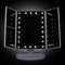 Makeup Mirror with 22 LED light - Tri-fold Storage