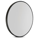 Wall Mirror Makeup 70cm Home Decor Framed Mirrors Bathroom Round Black