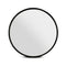 Round Wall Mirror - 80cm - Black