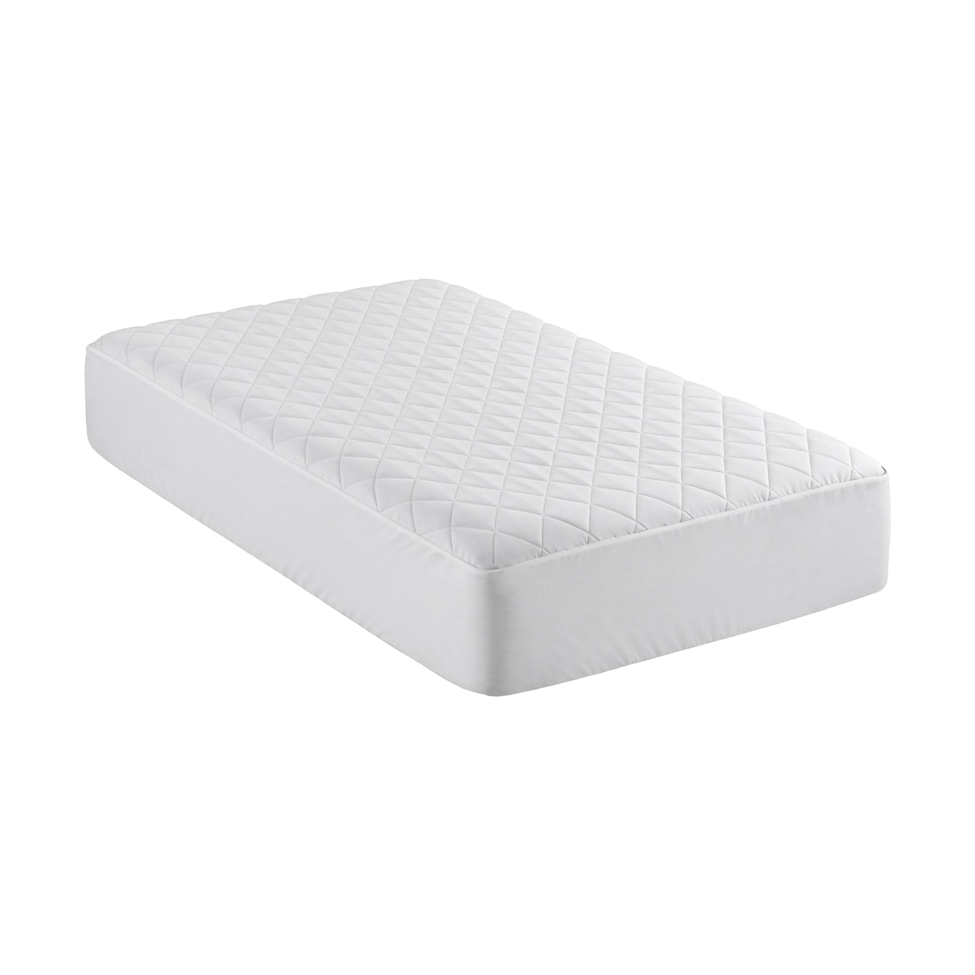 Calderon Cotton Quilted Mattress Protector – White – Single