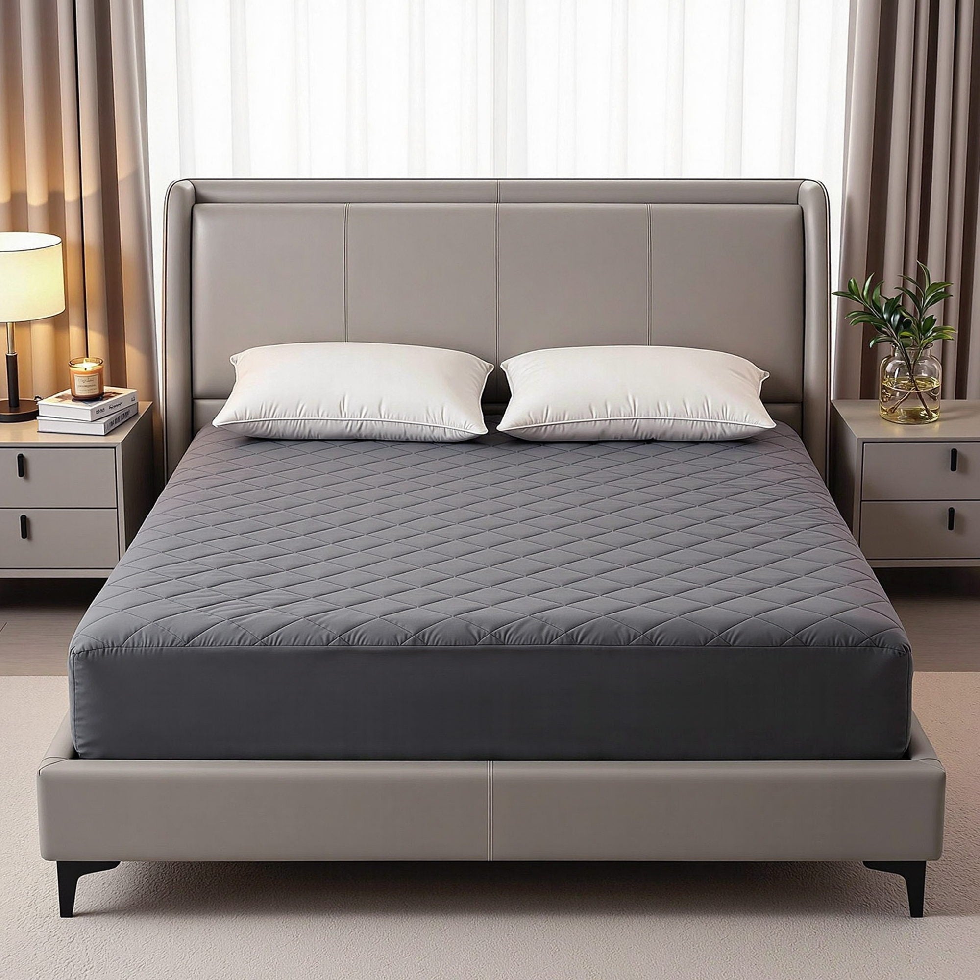 Giselle Water - Resistant Mattress Protector Microfiber 360° Fit – Queen