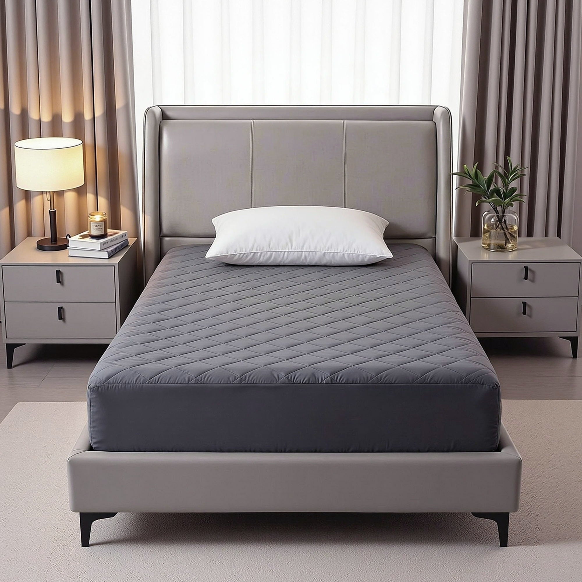 Giselle Water - Resistant Mattress Protector Microfiber 35cm 360° Fit – Single