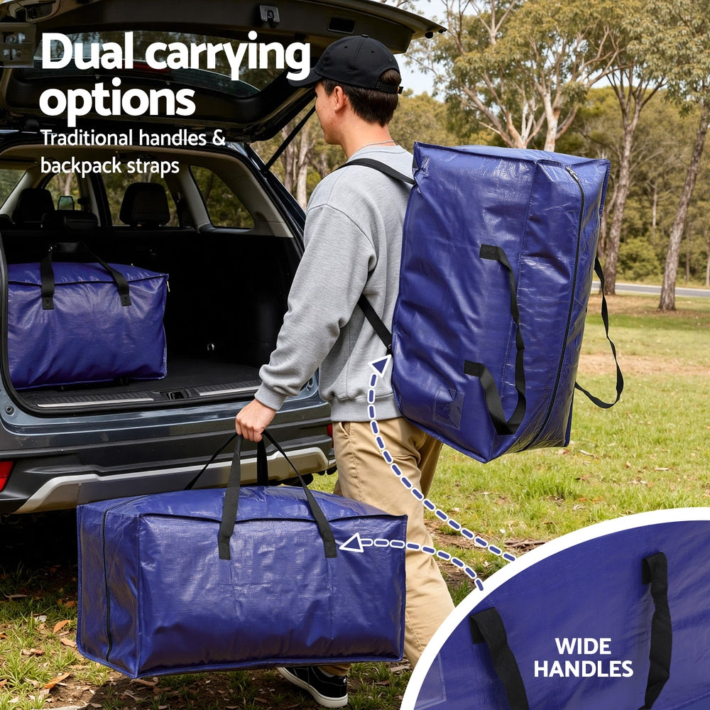 Kairo Heavy Duty Moving Bags – Blue – Set of 5