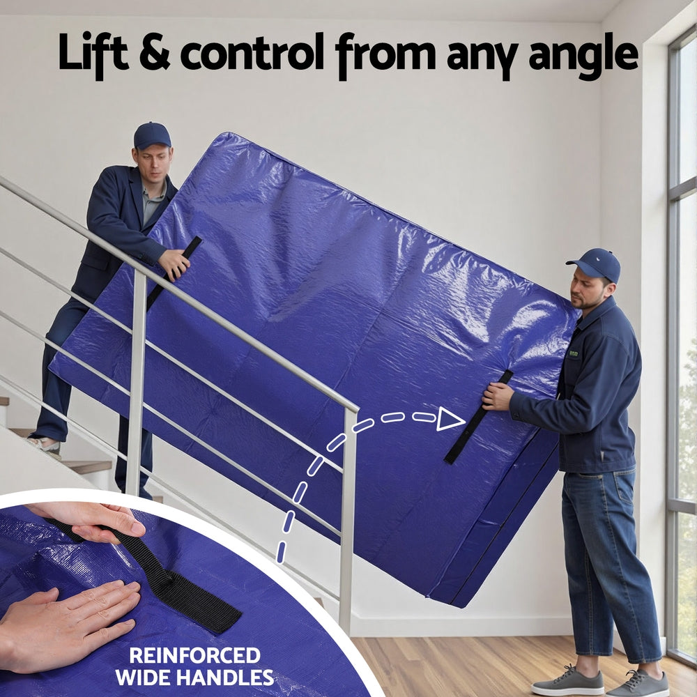 Atirss Mattress Storage Bag – Blue – Queen