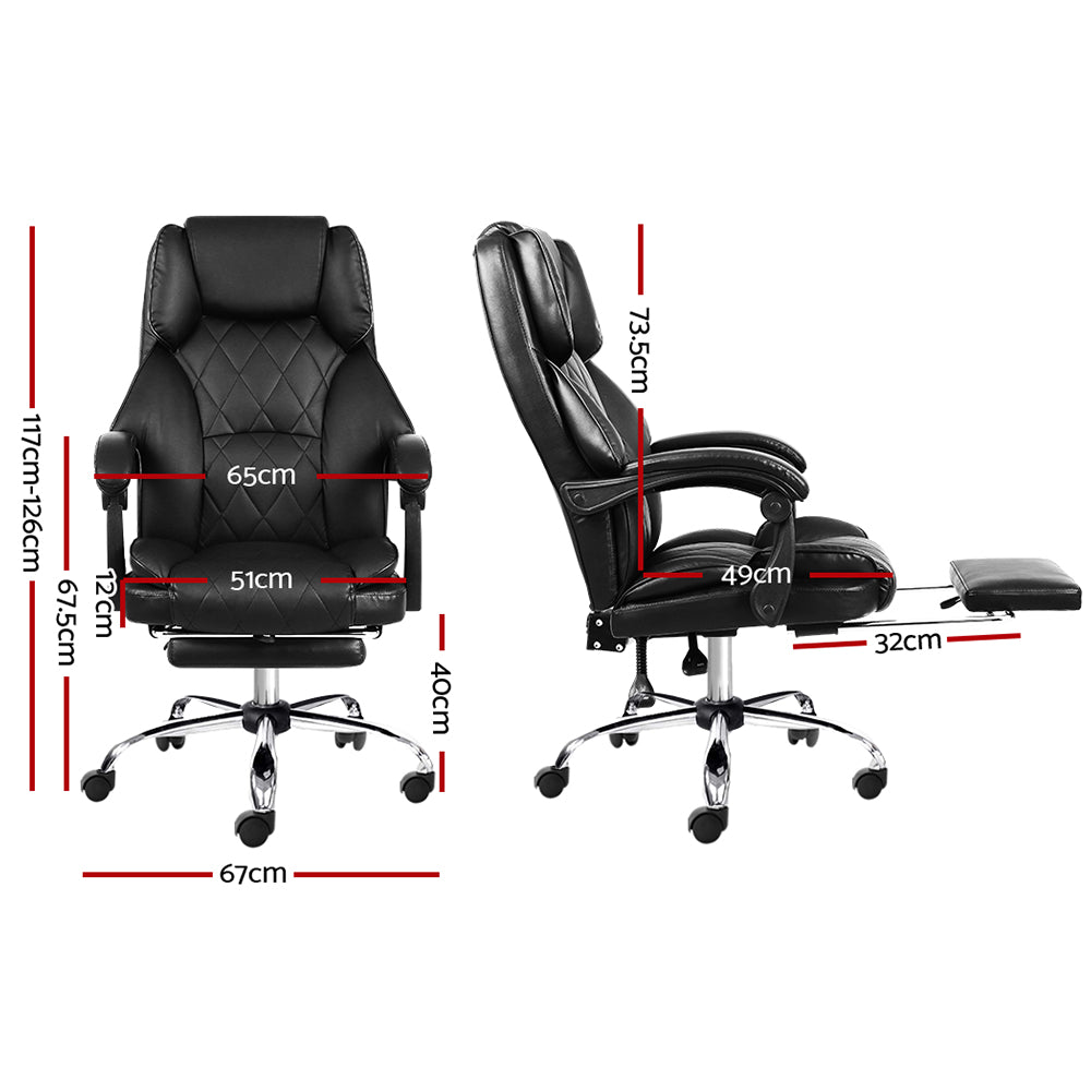 Veneto Executive Office Chair – Black – Standard