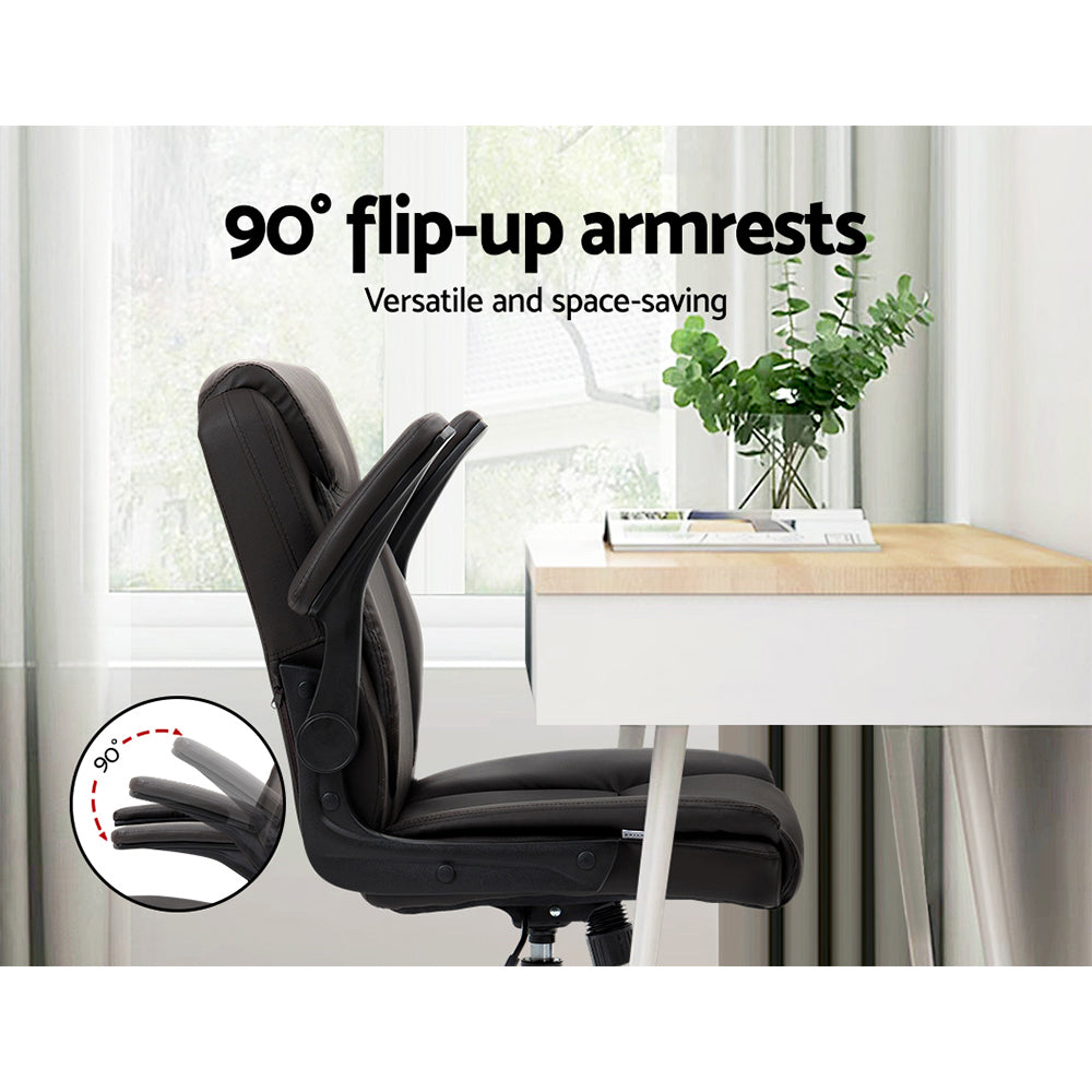 Executive Mid-Back Office Chair – Brown