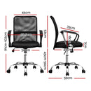 Executive Mesh Mid Back Office/Gaming Chair - Black