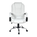 Executive Leather Office Chair - White