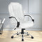 Executive Leather Office Chair - White