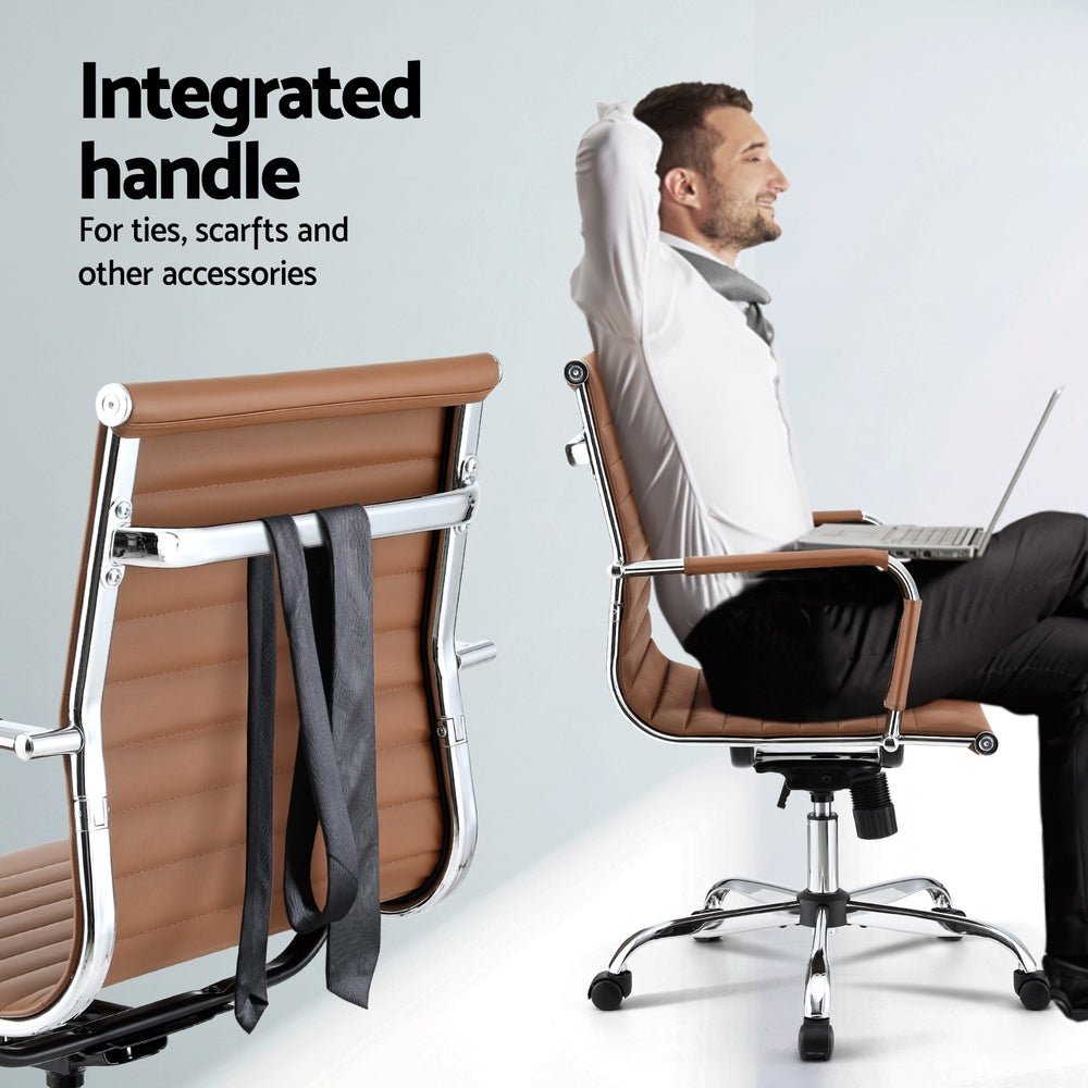Rimini Conference Office Chair – Brown – Standard