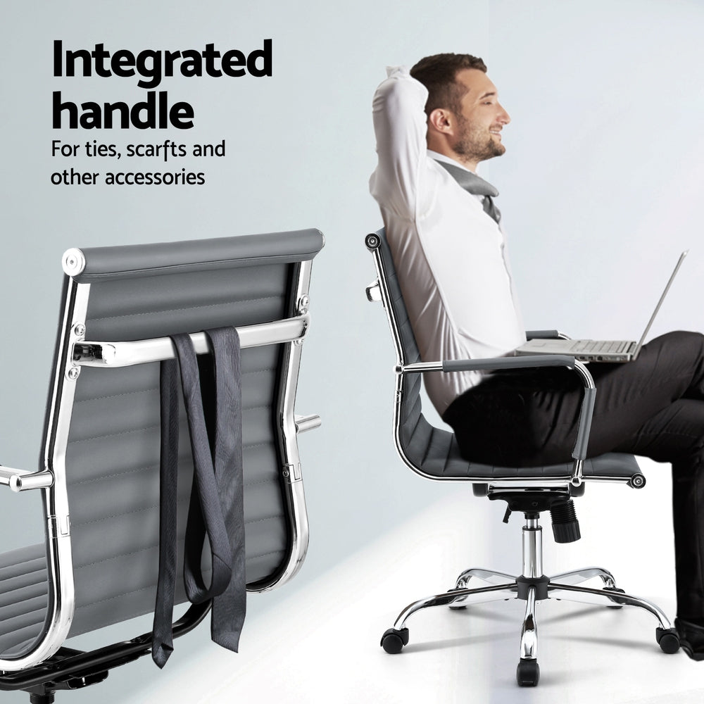 Verona Conference Office Chair – Grey – Standard