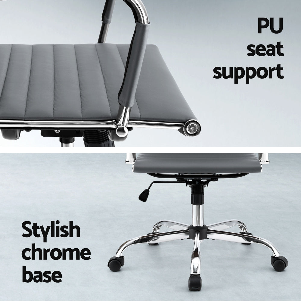 Verona Conference Office Chair – Grey – Standard