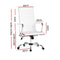 Leather High Back Office Chair - White