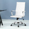 Leather High Back Office Chair - White