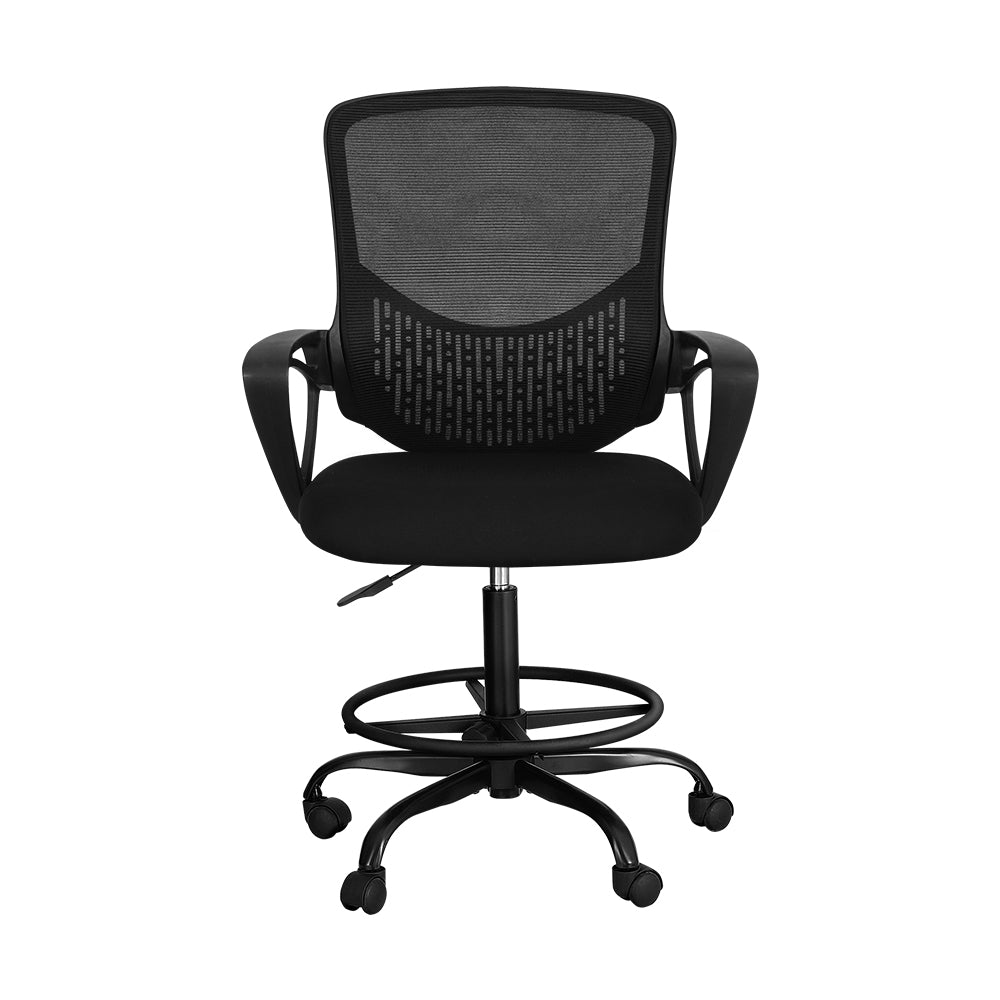 Siena Drafting Office Chair – Black – Standard